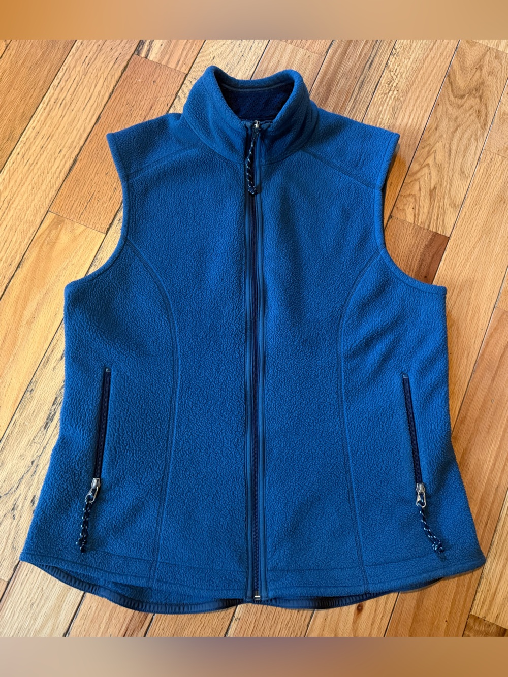 Patagonia Synchilla Fleece Vest Blue Women’s Size M Gorpcore Hike Made in USA